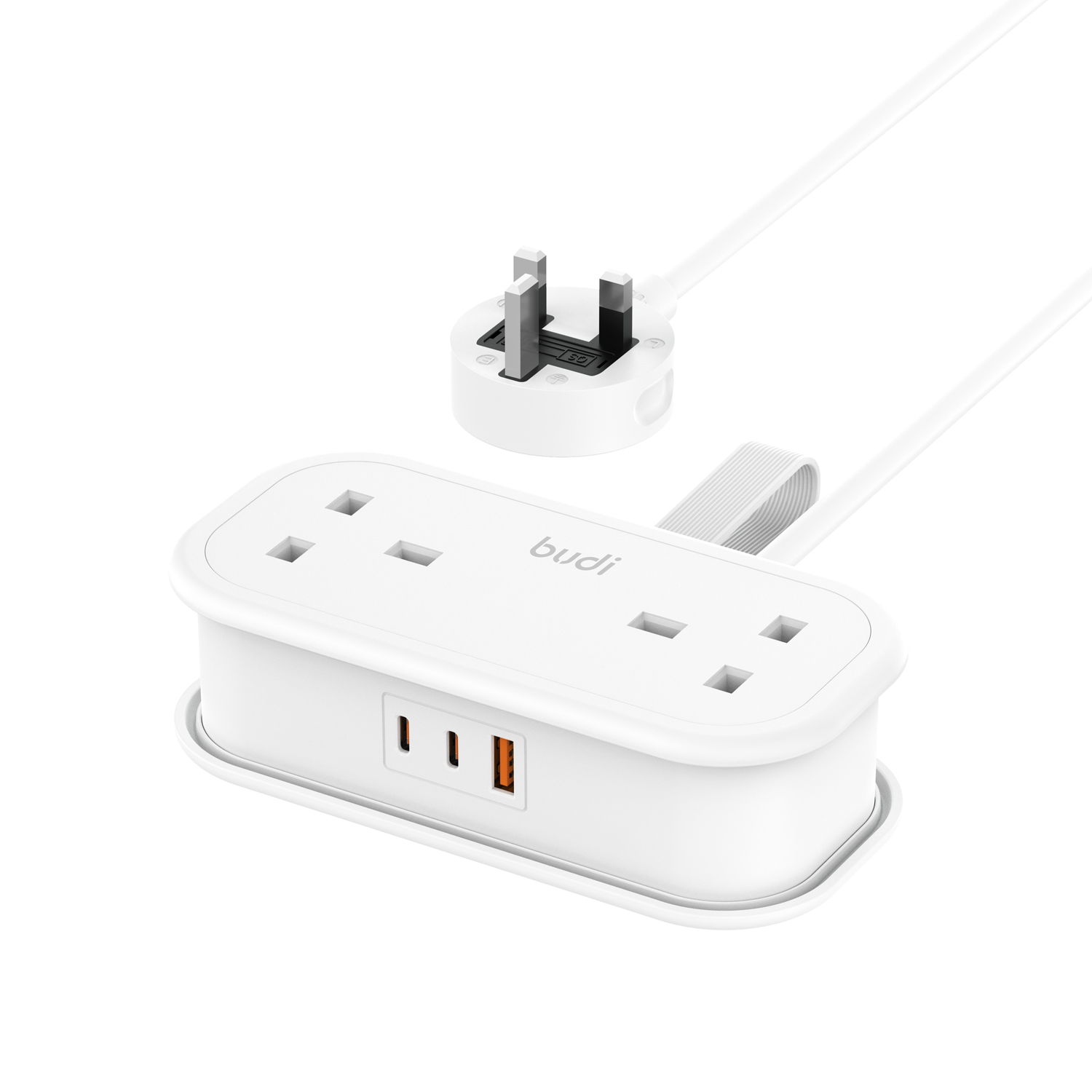 BUDI 33W PPS Dual USB-C + QC3.0 Charging Station