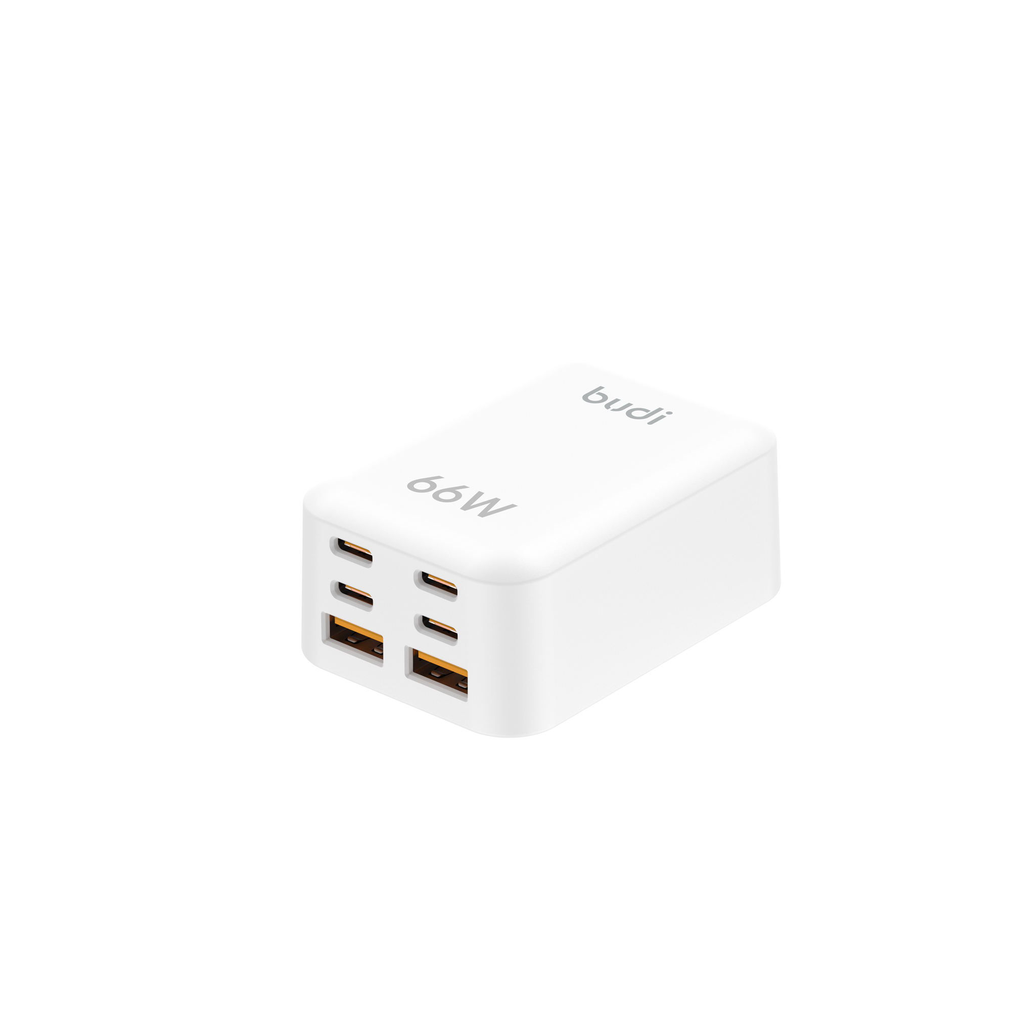 BUDI 60W 6-Port GaN Global Travel Charger