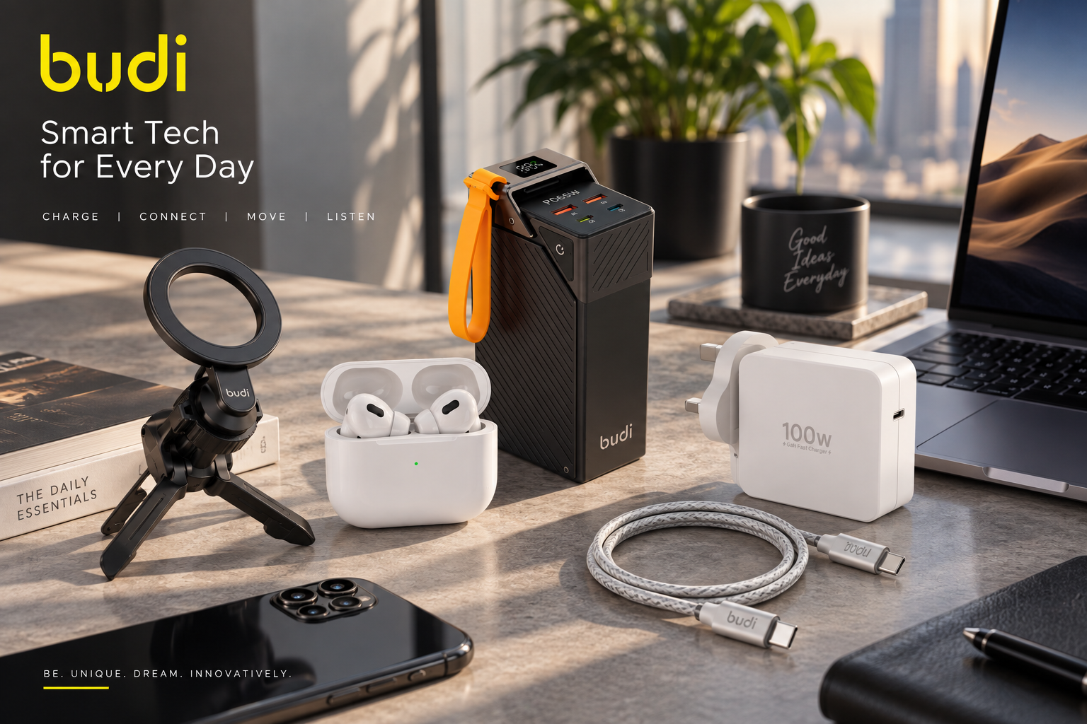 BUDI smart accessories for wholesale partners