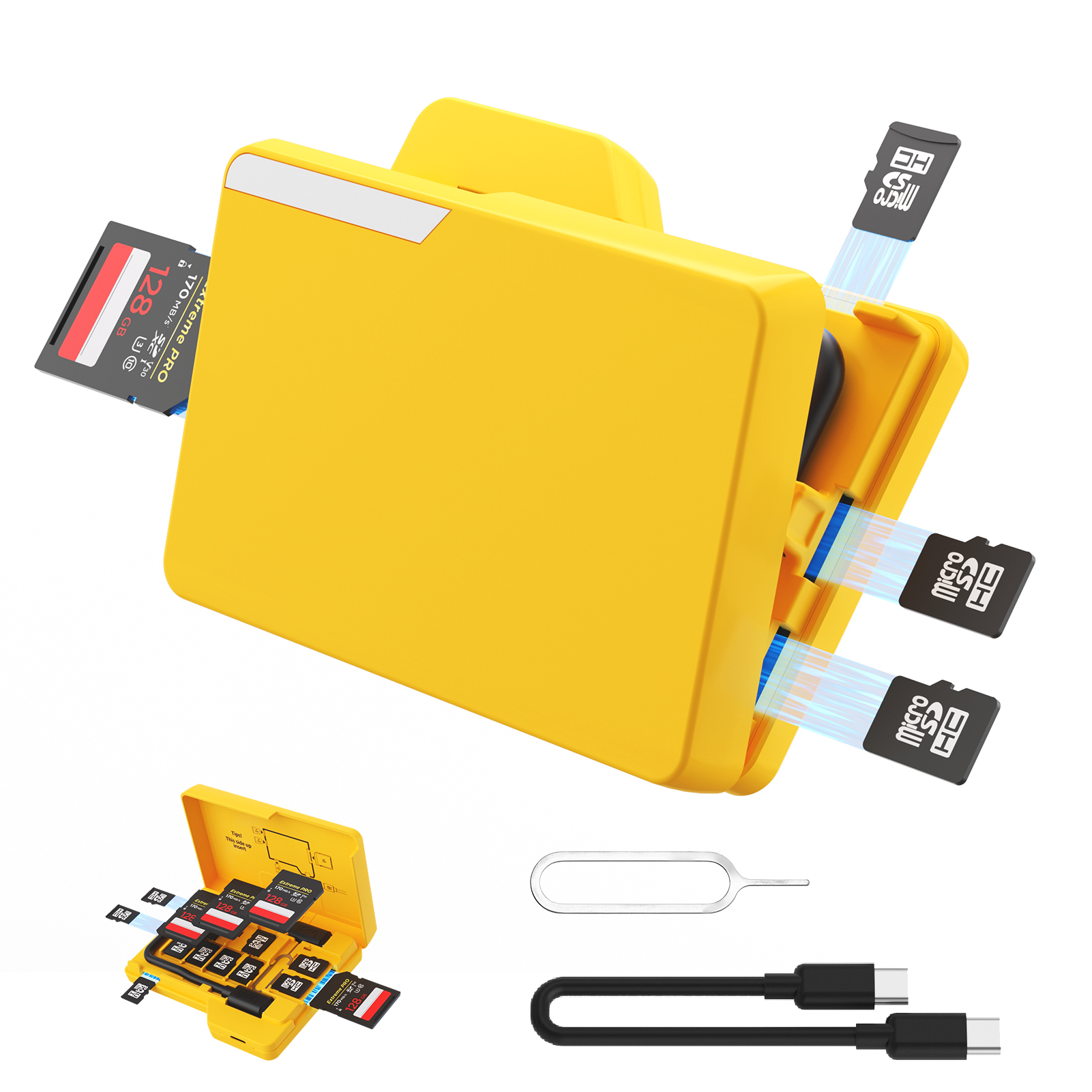 BUDI USB 3.0 Multi-Function TF/SD Card Reader